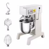 Impastatrice planetaria - da banco - 20L - 1,1kW - 3 utensili in dotazione (gancio, spatola, frusta) - testa sollevabile - monofase