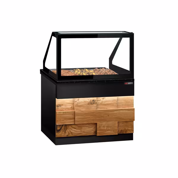 Vitrine de aquecimento de 1,25 m - para 3x GN 1/1