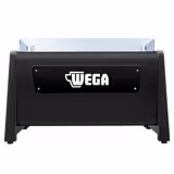 WEGA | Polar - Μηχανή πορτατίφ - 2 ομάδες - 5,2 kW - με 2 αφριστήρες γάλακτος & ζεστό νερό - Touch - Μαύρο