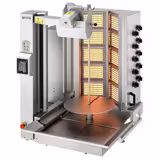 Robô de Kebab a gas - quemadores en V - 10 quemadores - 26.6kW - máx. 150kg - de pie