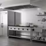 Gas Hob - 42.5kW - 5 burners - with drip tray