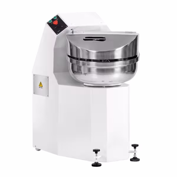 Impastatrice a spirale per panifici - 65L / 60kg - 2 velocità - testa fissa - 400V trifase - per panificazione