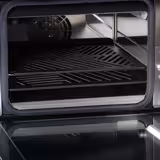 Πλατό ψησίματος - Αλουμίνιο - 310x310 mm - Ύψος: 100 mm - αντικολλητική επίστρωση (τεφλόν) - μαύρο - ραβδωτό - κατάλληλο για Speedofen SOV