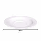 (6 pcs) SELTMANN WEIDEN | MERAN BASIC Porcelain Saucer – Ø 130 mm – White – High-Gloss