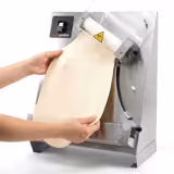 Façonneuse à pizza - pour Ø140–310mm - Épaisseur de pâte 1 à 4mm - 370W - Acier inoxydable