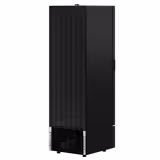 Commercial Beverage Display Fridge - 590mm - 294 Litres - 1 hinged glass door - LED lighting - digital controller with temperature display - Black - Temperature range 2 to 8 °C