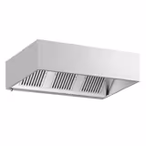 Commercial Wall-Mounted Extractor Hood - 1800mm - with Baffle Filters & Lighting