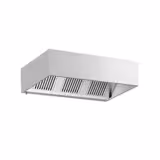 Commercial Wall-Mounted Extractor Hood - 1800mm - with Baffle Filters & Lighting