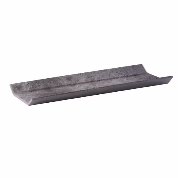 (6 قطع) لوح تقديم - ELEMENT - ميلامين - GN 2/4 - الارتفاع: 35 mm - رمادي - آمن لغسالة الصحون