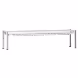 Seramik ısıtıcılı servis rafı - 2000x370 mm - 1 ısıtmalı raf