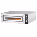Horno para pizza eléctrico - 1 cámara - piedra refractaria - 6x Ø30cm - 400V - Manual - hasta 450°C