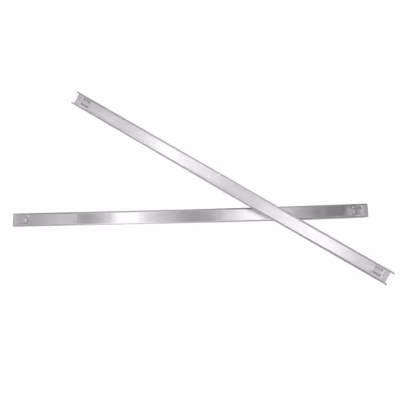 (2 stuks) Rails voor draagrooster - rechts + links - 430 mm - passend voor TRBGKF