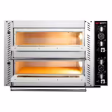 Commercial Electric Pizza Oven – 4+4 x 30 cm – Manual