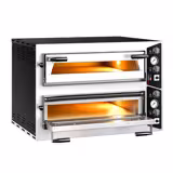 Elektrická pizza pec - 990x920 mm - 4+4× Ø 35 cm - až 450 °C - Manuální