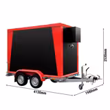 Commercial Modular Walk‑In Cold Room - incl. cooling unit - cooling surface: 1340×2850 mm - internal height: 1845 mm