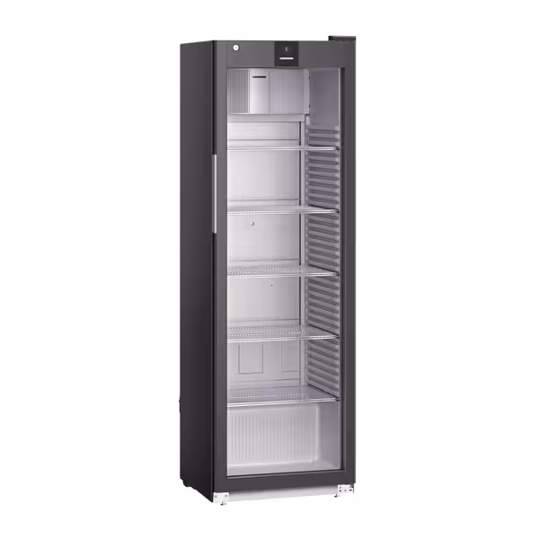 LIEBHERR | Kühlschrank PERFORMANCE - 400 Liter - Innen Kunststoff - mit 1 Glastür - Schwarz