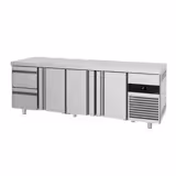 Koelwerkbank PREMIUM - 2330x700mm - met 3 deuren - met 2 lades