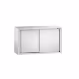 Edelstahl Wandhängeschrank PREMIUM - 1000x400mm - mit Schiebetür - 650mm hoch