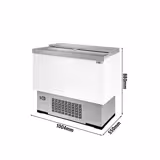 Arca frigorífica para garrafas horizontal (botelheiro) - Branco - 200L