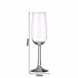 (12 pcs) Champagne glass - ESPRIT - 170 ml - Clear