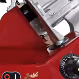 BERKEL | Commercial Pro Line XS25 Electric Gravity Feed Meat Slicer – Ø250 mm - 330 W - Red - 38° plate tilt