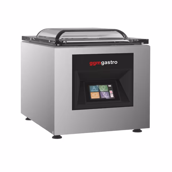 Pakowarka próżniowa komorowa - 10m³/h - 600W - Panel dotykowy - z funkcją gazowania (MAP) - Nablatowa