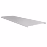 Couvercle en inox pour îlots réfrigérés - pour 2 îlots réfrigérés KIBL1955 dos à dos - 1875x487x33mm