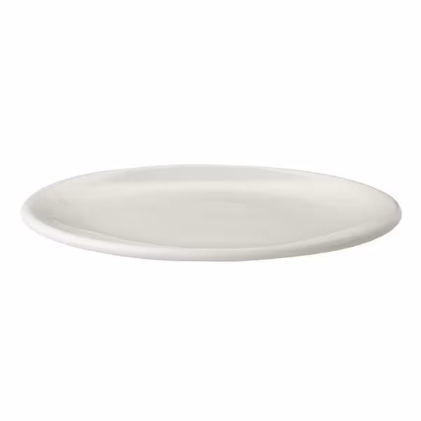 (6 szt.) LUX - Talerz płytki - Porcelana - Ø 160mm - Elfenbein
