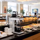 Macchina da caffè Americano - 1,8 litri - 2,39 kW - con 2 piastre riscaldanti e termocinetica - incl. 2 caraffe in vetro