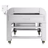 Elektro Pizza / Lahmacun Durchlaufofen mit Förderband aus Schamottstein - Digital - Bandbreite: 780mm - 200 Pizzen/Stunde