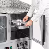 Pizza Hazırlık Buzdolabı ECO - 1400x700mm - 3 Cam kapı