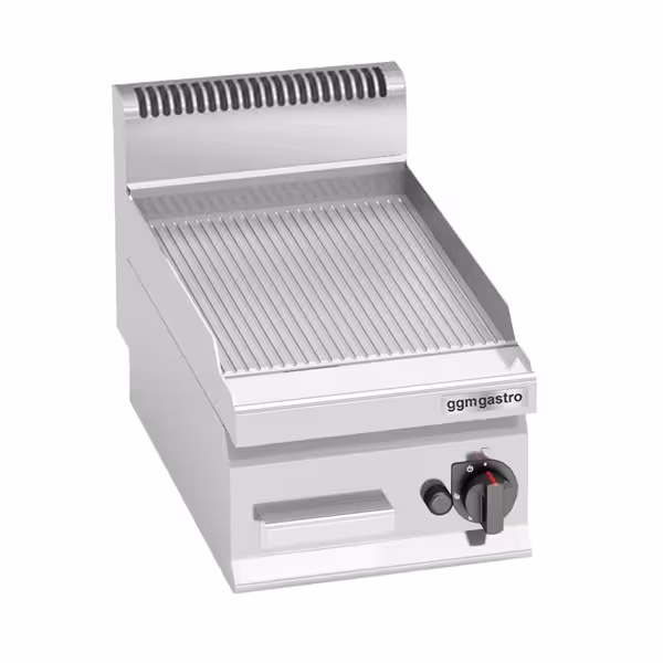 Gas Bratplatte - 4 kW - Gerillt