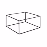 Etagere / Buffet Stand - ASIA PLUS - Metal frame - Black - Height: 176mm - suitable for GN 1/3 & GN 2/3