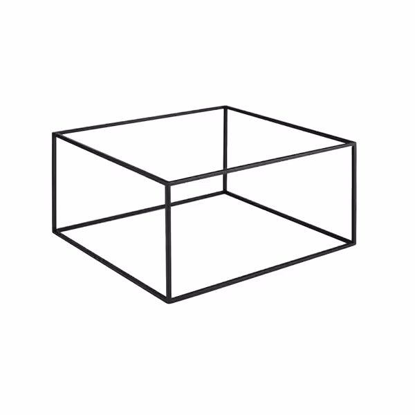 Buffetstandaard ASIA PLUS - zwart gecoat metaal - Hoogte: 176mm - passend voor GN 1/3 & GN 2/3