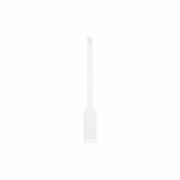 Roerspatel vlak - Polyethyleen - Lengte:377mm - wit