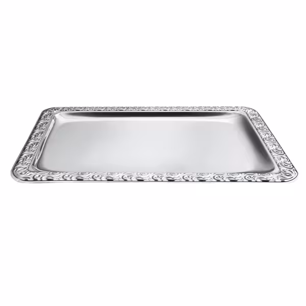 Dienblad - RVS - 35x24cm - hoogte: 7mm