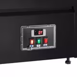 Commercial multideck display fridge - Open front - 900mm - 287L - with 3 shelves - Black