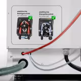 Zmywarka do tac i garnków - Elektroniczne (przyciski/LED) - 11,35kW - z dozownikami detergentu i nabłyszczacza, pompą spustową - kosz 570x620mm