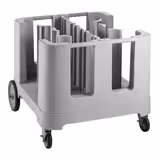 Unheated Plate Dispenser – Mobile – Foldable & Adjustable – Capacity up to 405 Plates