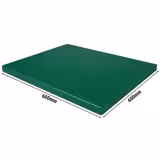 Snijplank - EN 600x400mm - Dikte: 20mm - HACCP-conform - Polyethyleen - Groen - Vaatwasmachinebestendig