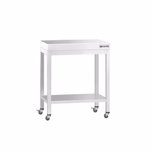 Commercial Stainless Steel Centre Table PREMIUM - 700x600mm - with Undershelf
