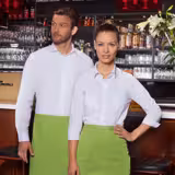 (6 pieces) KARLOWSKY | Basic Bistro Waist Apron – 100×75 cm - Lime