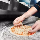 Table réfrigérée à pizza Premium PLUS - 1783x800 mm - avec 2 portes - incl. vitrine réfrigérée - 7x GN 1/4