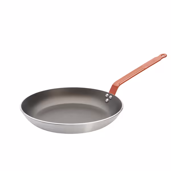 DE BUYER | CHOC RESTO INDUCTION - Bratpfanne - mit rotem Griff - Ø 320mm - HACCP
