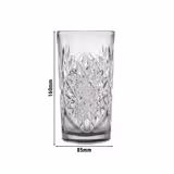 (12 pieces) LIBBEY | HOBSTAR - Cooler Graphite - 473ml - Gray