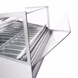 Profesyonel Dondurma Teşhir Vitrini IVY - 1606mm - Fanlı Soğutma - LED Aydınlatmalı - 16 x 5L Dondurma Küveti - Beyaz