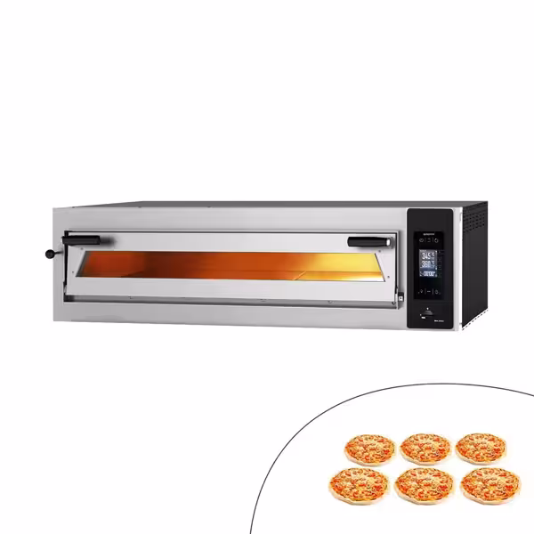 Elektrikli pizza fırını - 6x 35 cm (Geniş) - Dijital