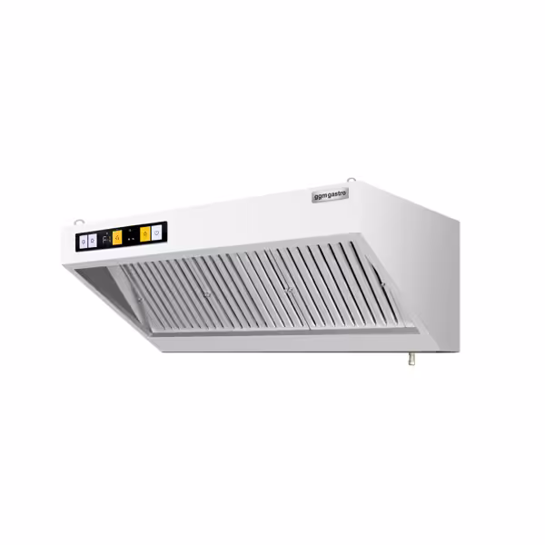 Wandhaube mit Motor - 1400mm - Regler, Filter & Lampe