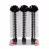 (2 pieces) FUCHS | DELFIN® Glass washing-up brush - 3x240mm - with metal base plate - 1-2-3