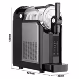 Slushmachine - 2,5L - 200W - Digital - Zwart